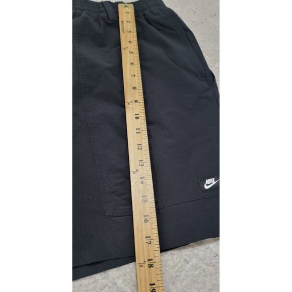 Nike Mens Black Drawstring‎ Shorts With Pockets Elastic Waist Mesh Lined Size XL - Picture 9 of 10